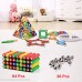 Syolee 100 Pack Magnetic Building Blocks Magnet Sticks and Balls Educational Construction Stacking Toys for Adults and Children Kids up 6 Years Old B07MG9797D